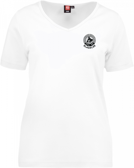 ID - Dch Slagesle V T-Shirt Women - Branco