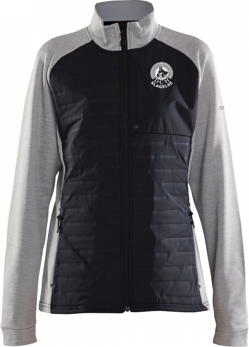 Craft - Dch Slagelse Hybrid Jacket Women - Grå Melange DK & black