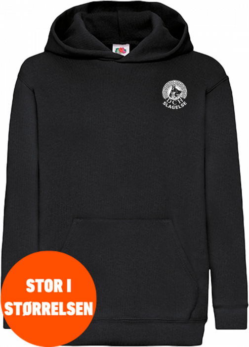 Fruit of the loom - Dch Slagelse Classic Hoodie Kids - Black