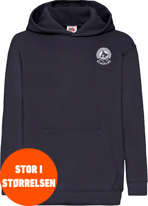 Fruit of the loom - Dch Slagelse Klassisk Hoodie Børn - Deep Navy